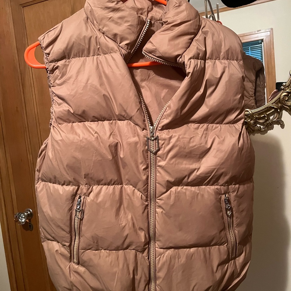 Tan Puffer Vest